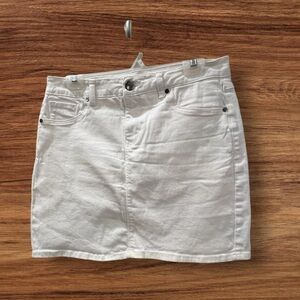 Mudd White Mini Skirt